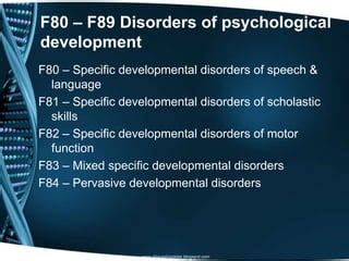 classification   mental disorderpdf