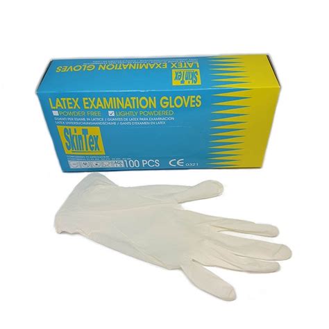 Latex Examination Gloves Skin Tex Small