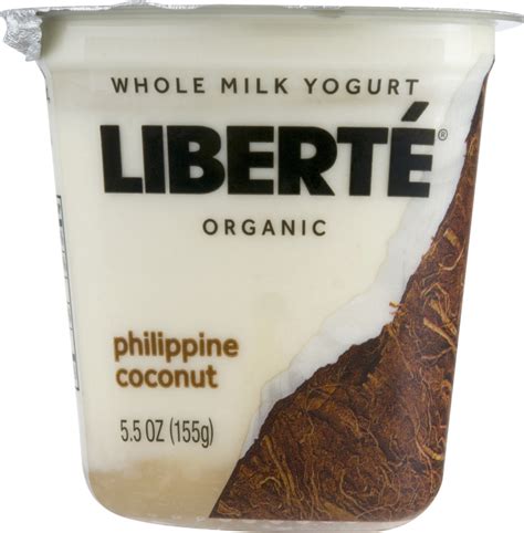 Liberte Organic Whole Milk Yogurt Philippine Coconut Liberte