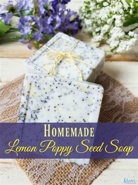 Homemade Lemon Poppy Seed Soap Mom Does Reviews