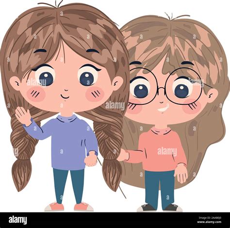 Isolated Girls Cartoons Vector Design Stock Vector Image And Art Alamy