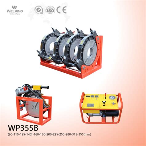 Dn Mm Pe Pipe Hot Melt Hdpe Pvdf Hydraulic Butt Fusion Welding Machine Polyethylene Pipe