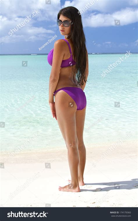 Beautiful Sexy Girl Bikini On Beach Stock Photo Shutterstock