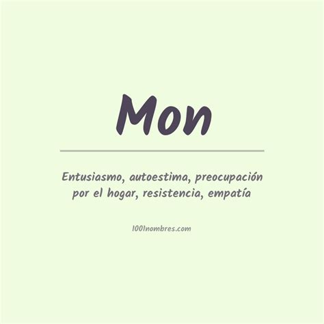 O Que Significa Mon