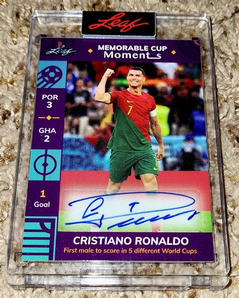 cristiano ronaldo signed card 20/25 : r/soccercards