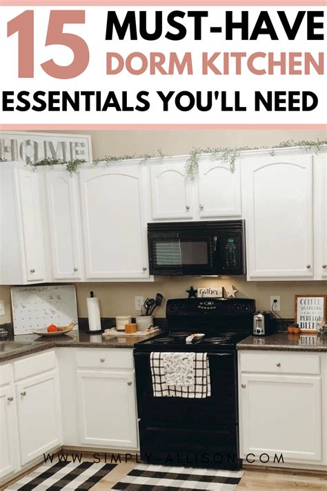 15 Affordable Dorm Kitchen Essentials That Youll Actually Use Simply