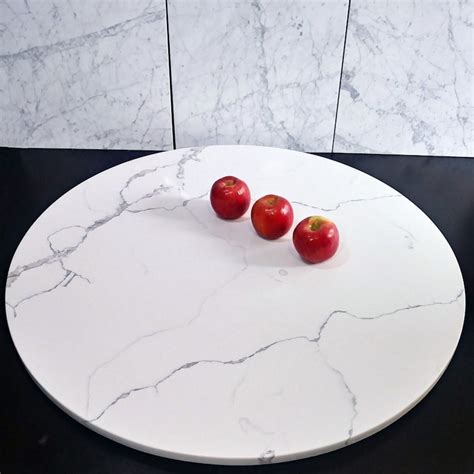 Large Marble Lazy Susan Turntable Centerpiece for Dining - Etsy