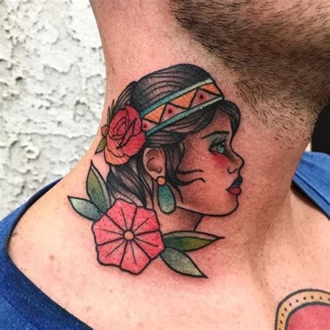 140 Tatuajes Intrépidos En El Cuello Para Hombres