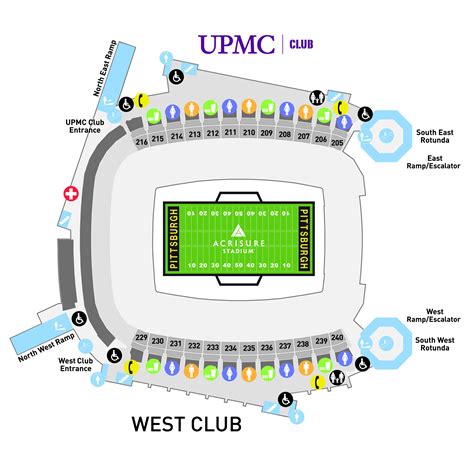 Maps And Seating Charts Acrisure Stadium In Pittsburgh PA