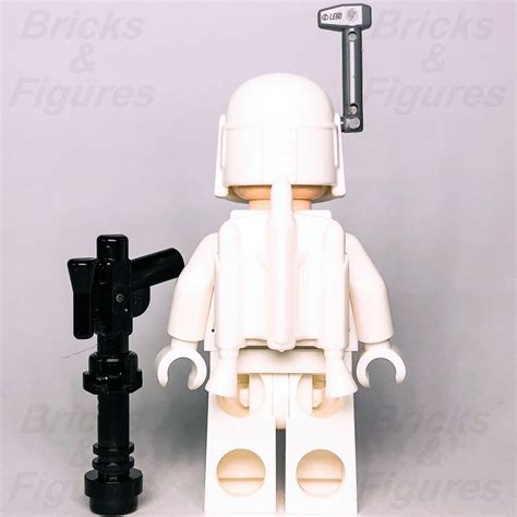 Lego® Star Wars Boba Fett Minifigure Prototype Armour White Mandalorian Sw0631 Ebay