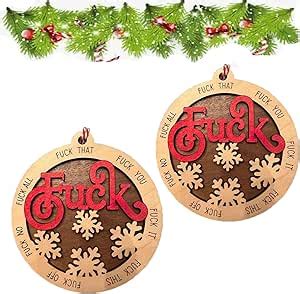 Amazon Fuck Ornament Funny Christmas Ornaments Fuck Ornament Adult Humor Gifts