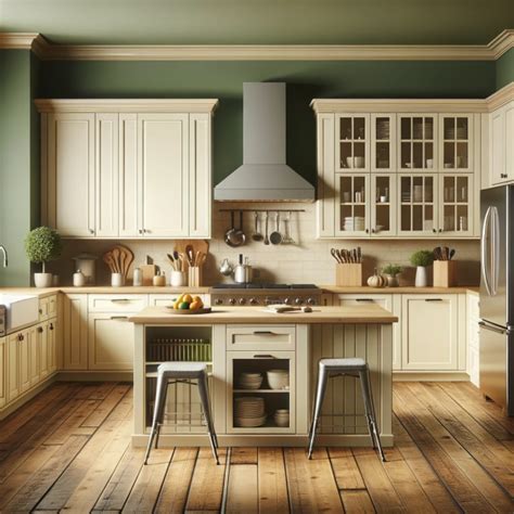 21 Captivating Wall Colors for Your Cream Kitchen Cabinets