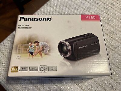 Panasonic HC V180 Full HD Video Camcorder Black NEW EBay