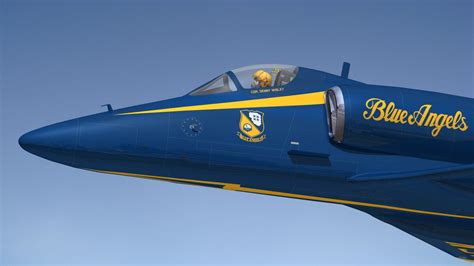 3D Model A4 Skyhawk Blue Angels - TurboSquid 1996852