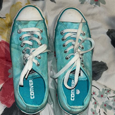 light blue converse gem