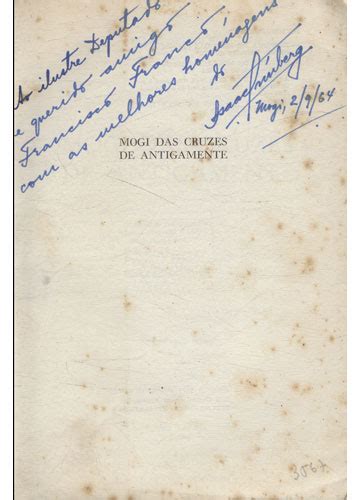 Sebo Mogi Das Cruzes - Sebo do Messias Livro - Mogi das Cruzes de Antigamente - Com ...
