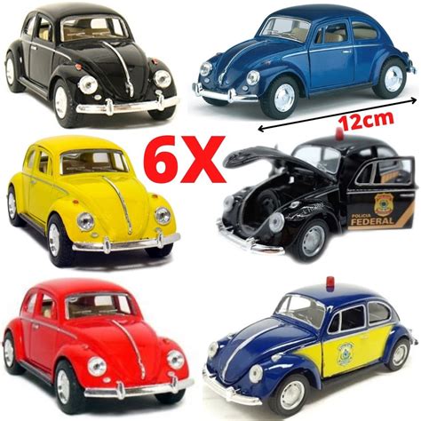 Kit 6 Volkswagen Fusca Fuka Fusquinha Herbie Clássico Inesquecível