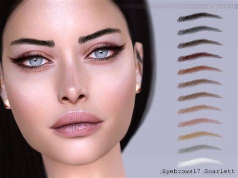 Angissi S Eyebrows Scarlett Sims Sims