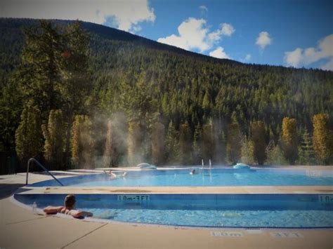 Nakusp Hot Springs Chalets Campground BC Canada Top Hot Springs