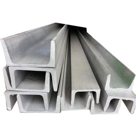 Rectangular C Type 125mm Mild Steel Channel For Construction Size