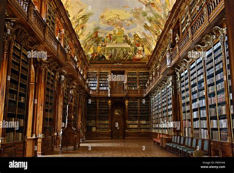 One Of The Very Impressive Libraries In Strahov Monastery Strahovsky