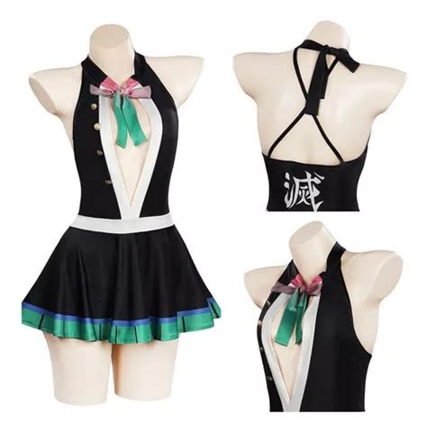 Traje De Baño Demon Slayer Cosplay kanroji Mitsuri Bikini en venta en Canton China por sólo