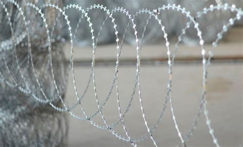 Flat Razor Wire European Security Fencing