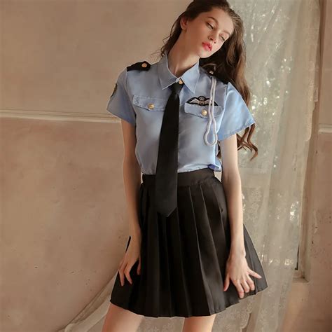 Sexy Lingerie Sexy Stewardess Policewoman Suit Role Play Temptation Professional Lo Secretary