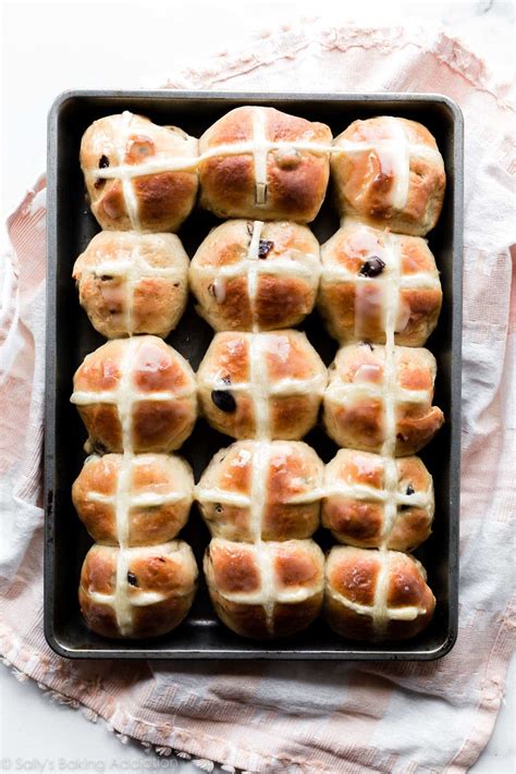 Hot Cross Buns Recipe Sally S Baking Addiction