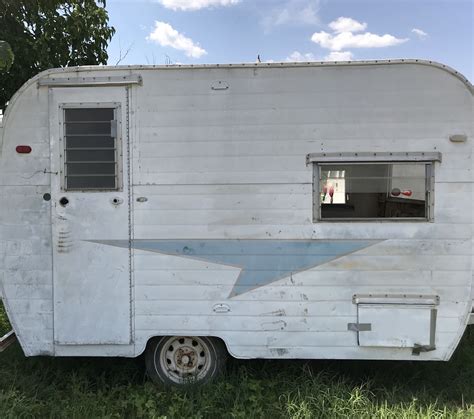Canned Ham Vintage Trailer Before And After