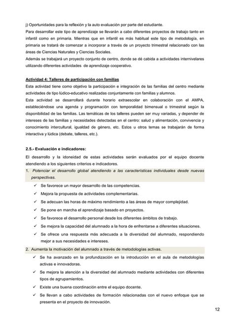 Proyecto educativo organización tiempos escolares chiprana PDF