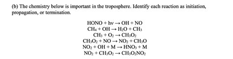 Solved B The Chemistry Below Is Important In The