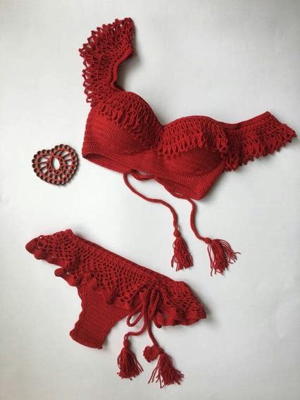 Bikini Crochet Enterizas Bikinis Y Trikinis Bikini En Mercado Libre Argentina