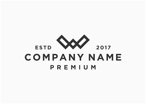 Premium Vector Letter Wv Logo Design Vector Illustration Template