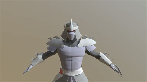 Shredder 3d Model By Mikebarart 8d9c7f7 Sketchfab