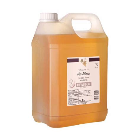Vinegar White Wine 5l Beaufor