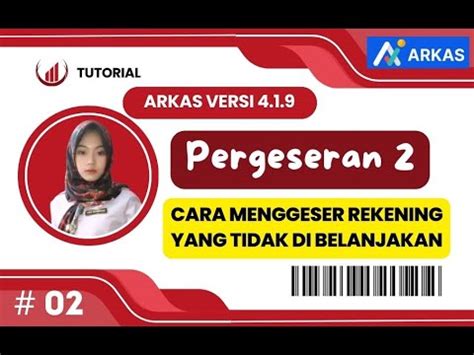 Tutorial Melakukan Pergeseran 2 Pada ARKAS 4 BOSP Tahun 2024 YouTube