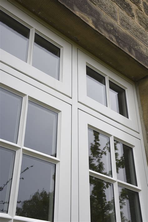 Listed Flush Casement Windows In Off White West Yorkshire