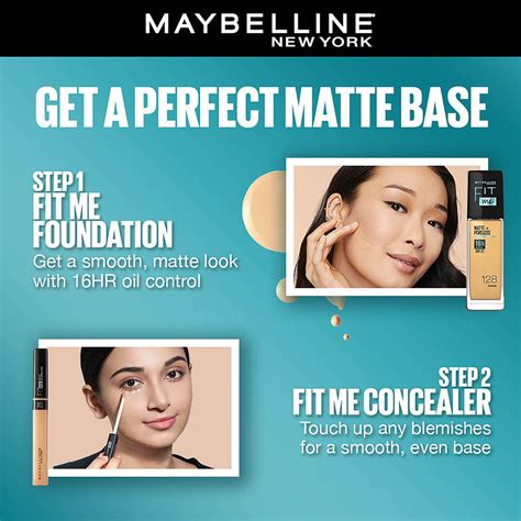 Buy Maybelline New York Fit Me Foundation Warm Nude Fit Me Concealer Medium Combo Online