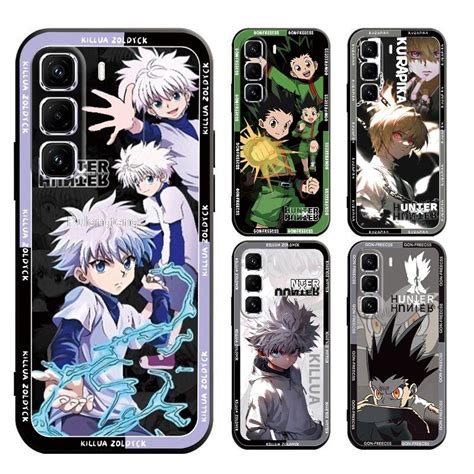Casing Infinix Hot Pro Plus Hot Pro X HUNTER Gon Matte Killua Case Soft Cover