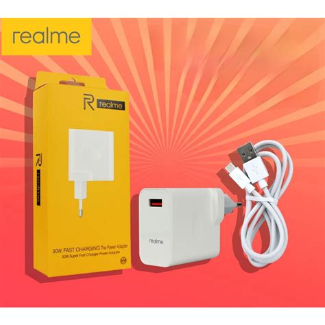 Jual Maju Aksesoris Trevel Charger Realme 7ic17 30w Super Vooc Fast