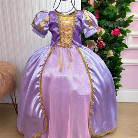 Fantasia Longa Rapunzel | Elo7 Produtos Especiais