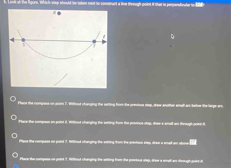 Solved 6 Look At The Figure Which Step Should Be Taken Next To