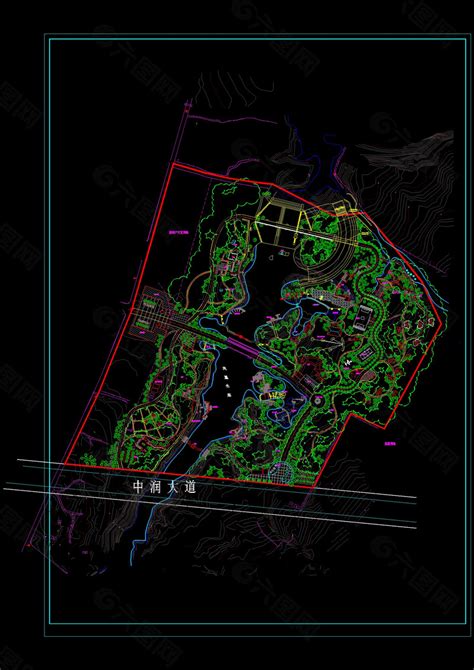 公园景观规划平面布置图装饰装修素材免费下载图片编号4704560 六图网