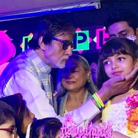 Inside Pics Amitabh Bachchan Lovingly Holds His Granddaughter