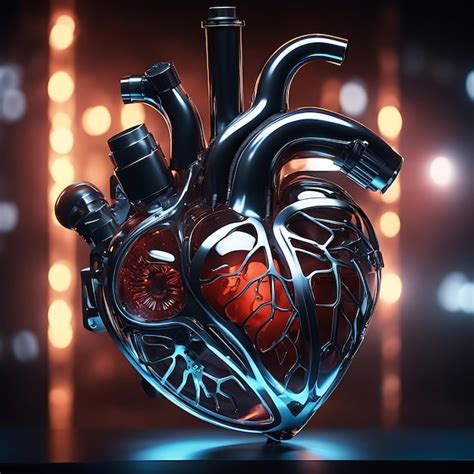 Premium Ai Image Heart In Technology Concept