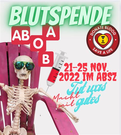 Blutspende Am Absz Hugo Junkers Bsz Hugo Junkers Dessau Ro Lau