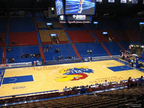 Allen Fieldhouse Seating Chart With Rows Elcho Table