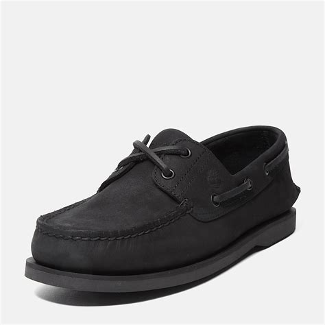 Classic Boat Shoe For Men In Black