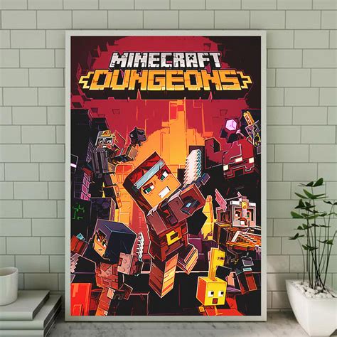 Real Life Decorationd Of Minecraft Posters Mensmark